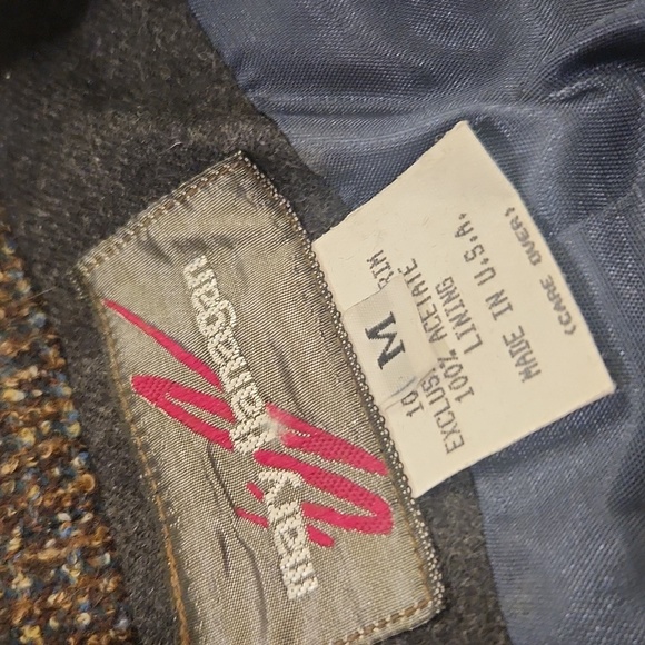 Chic Women's Blue and Black Mary Flannagan Blazer Size M! - Picture 2 of 8